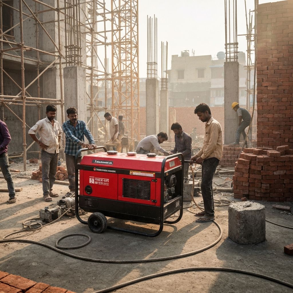 Construction Site Generator in Odisha